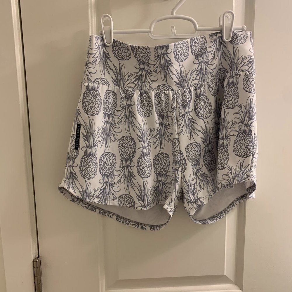 Love Fitness Pineapple Shorts